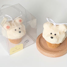 Load image into Gallery viewer, muffin bear candle
