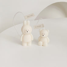 Load image into Gallery viewer, rabbit bear candle
