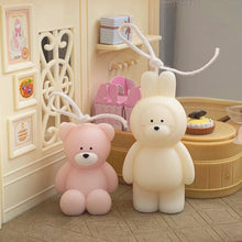 Load image into Gallery viewer, rabbit bear candle
