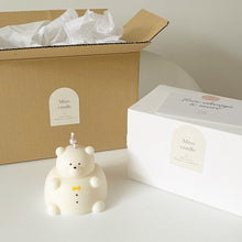 Load image into Gallery viewer, chubby bear candle
