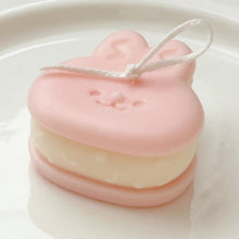 Load image into Gallery viewer, bunny macaron candle
