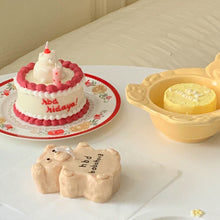 Load image into Gallery viewer, bear cake candle
