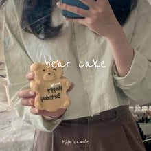 Load image into Gallery viewer, bear cake candle
