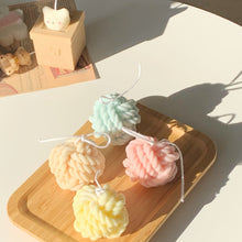 Load image into Gallery viewer, knit ball candle
